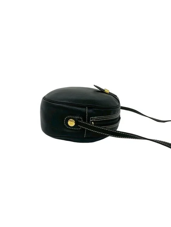 Dior Box Vintage CD Logo Leather Mini Shoulder Bag Pochette Black - Picture 6 of 10